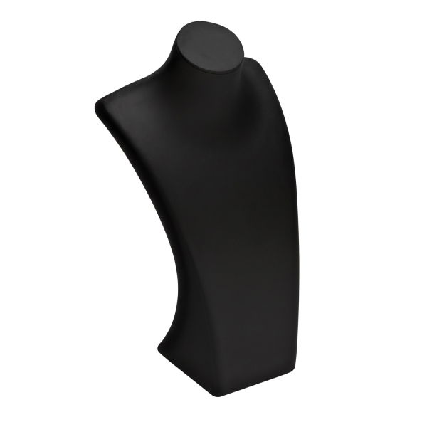 Frank1967 Schmuckbüste schwarz - 32cm - Kettenständer zur Schmuckpräsentation
