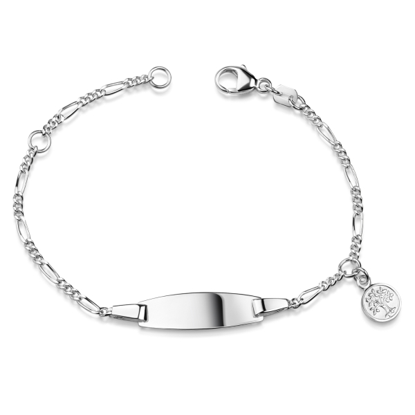 ID-Schildarmband Lebensbaum Silber 925 - Baby und Kinder