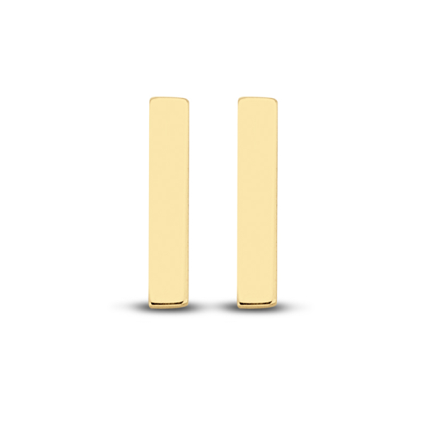 Ohrstecker Bar Gold 585 - 8x1,4mm