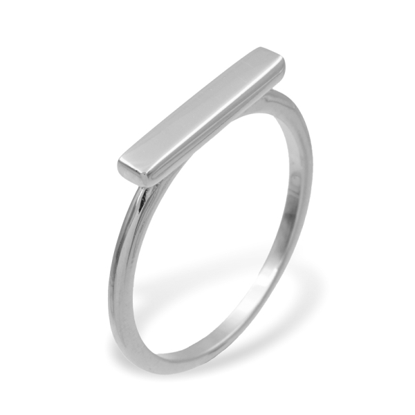 Damenring Bar Silber 925 - Bar 15x3mm - Bild 2