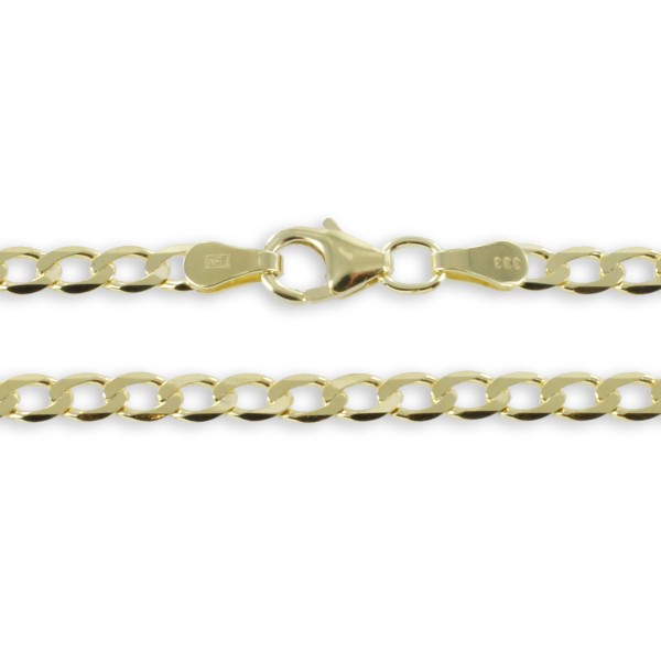 Flachpanzerkette Gold 333 - 3,1mm breit