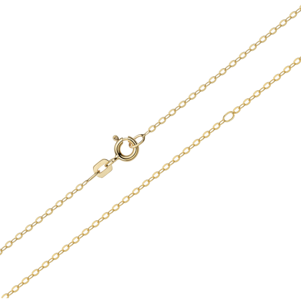 Ankerkette flach Gold 333 - 1,4 mm breit - 45cm - Bild 2