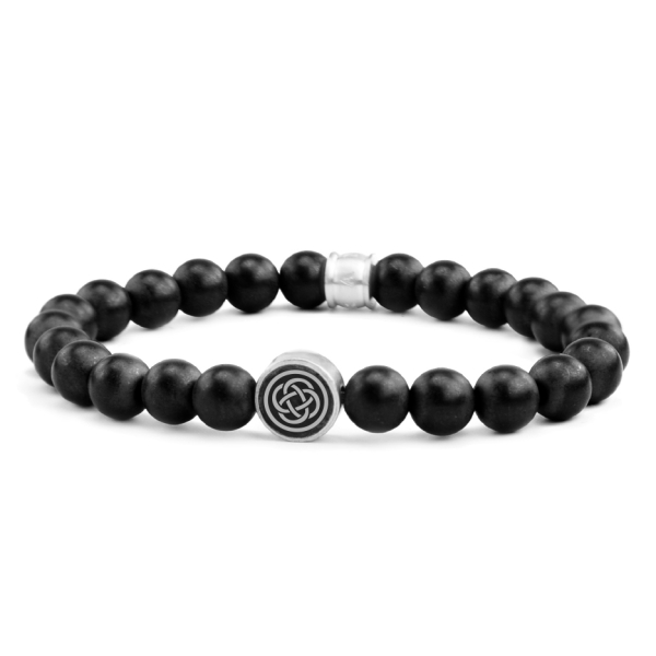 Frank 1967 Armband Edelstahl IPS - Achat 8mm - Zwischenteil 11mm