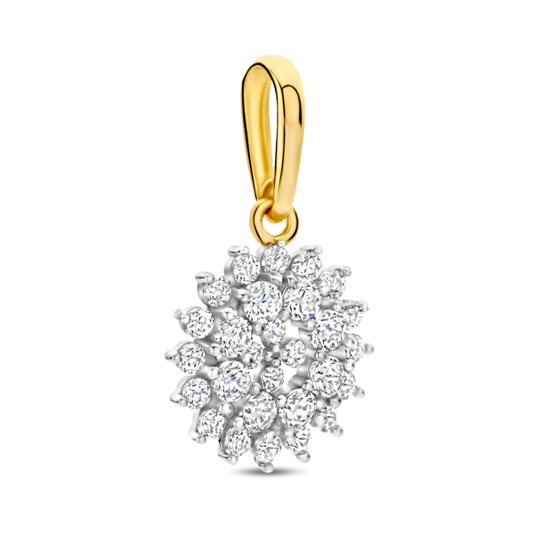 Anhänger Gold 585 - 28 Zirkonia - Bild 2