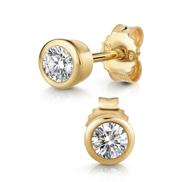 Ohrstecker mit Zirkonia Gold 333