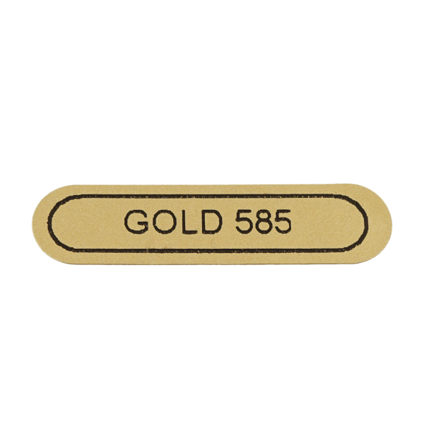 Haftetiketten mit Aufschrift Gold 585 - 100 Stück