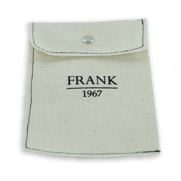 Frank 1967 Manschettenknöpfe Edelstahl - Graues Carbon - Ø 15mm - Bild 2