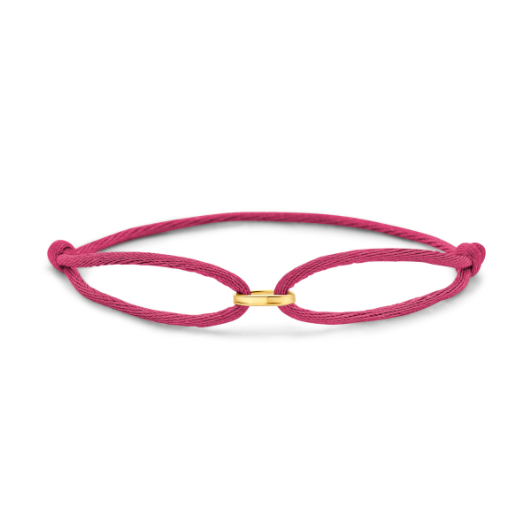 Armband Satin Pink Gold 585 - 1 Glied