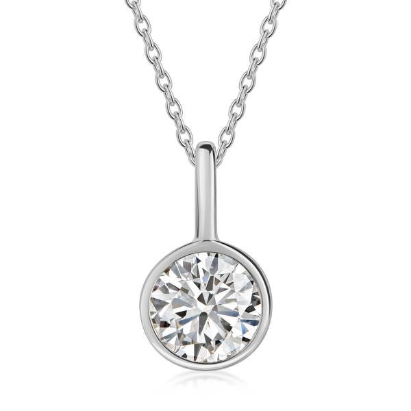 Lovebird Anhänger Lab Grown Brillant 1,00 ct. Weißgold 585 - Zargenfassung