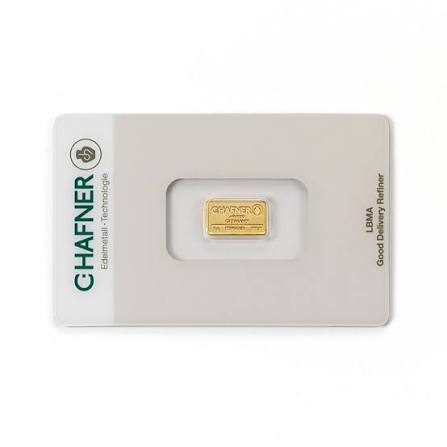 1g Goldbarren C.HAFNER - 999,9 Feingold - Neuware