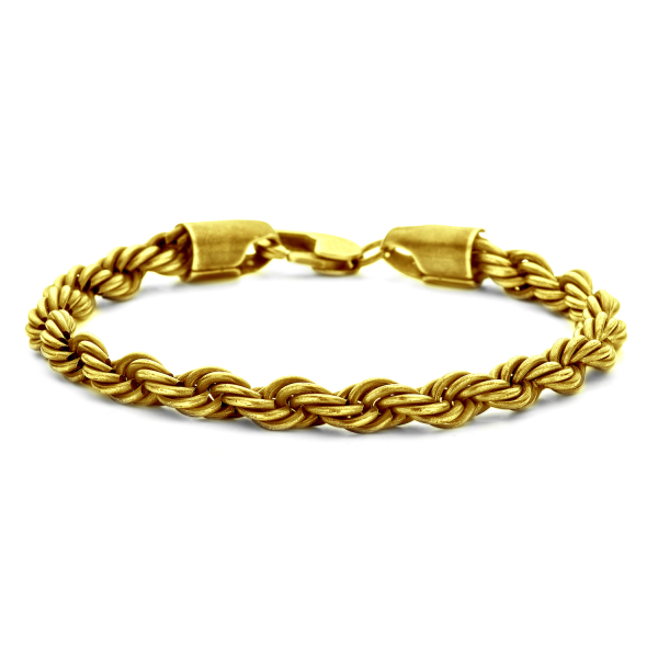 Frank 1967 Armband Edelstahl IPG - 6mm breit - Gedreht